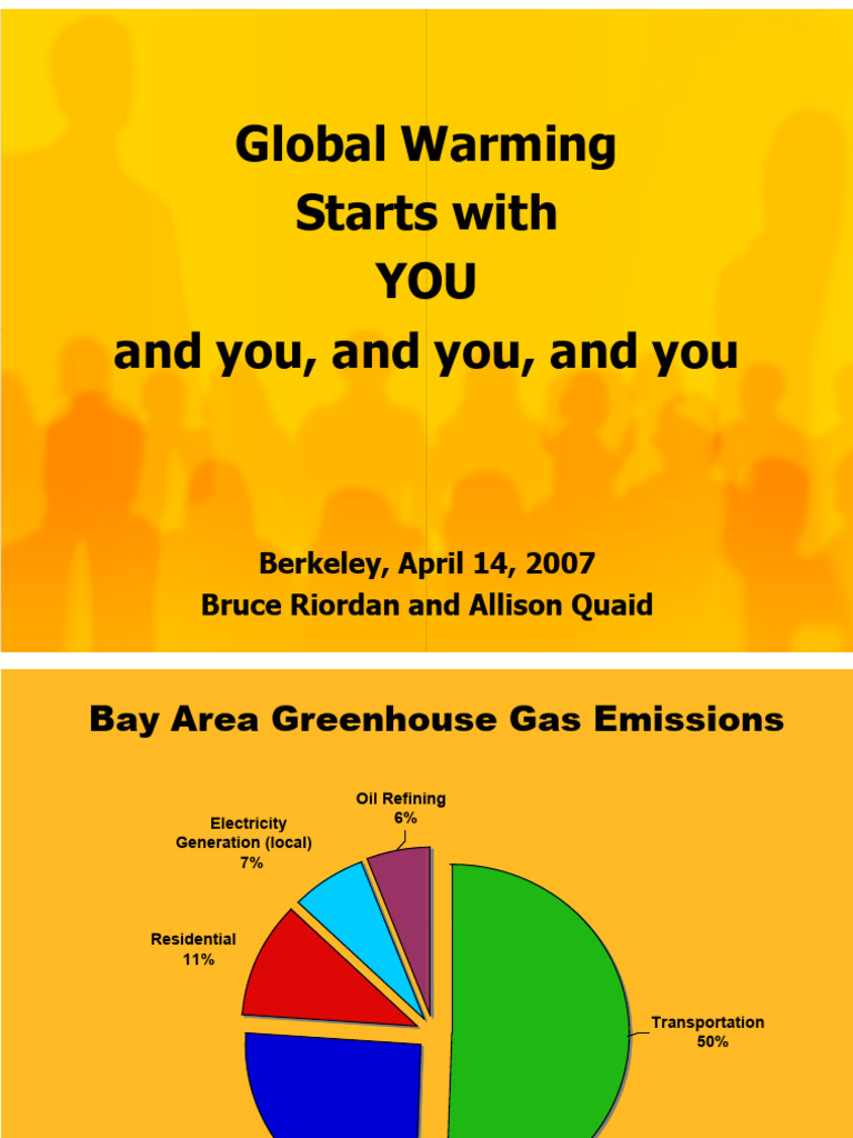 Global Warming Starts With YOU and You, and You, and You - Bruce ...