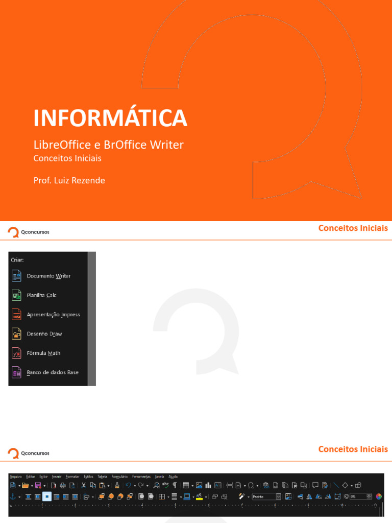 Introdução ao LibreOffice e BrOffice Writer | PDF