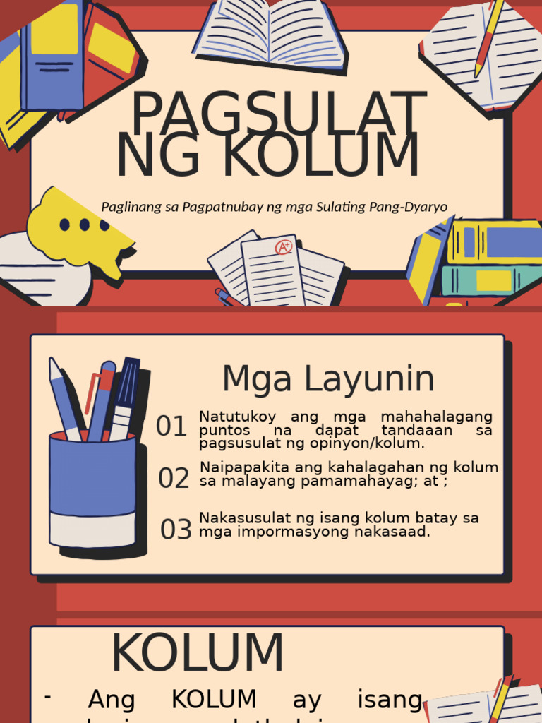 Pagsulat NG Kolum | PDF