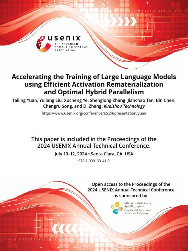 Accelerating Large Language Model Training | PDF | Parallel Computing ...