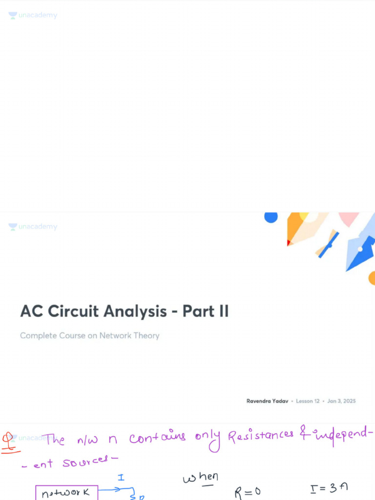AC Circuit Analysis - Part II With Anno 1752569213671 | PDF