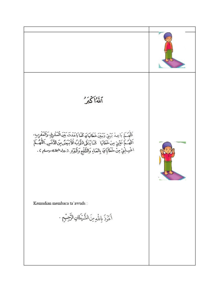 Bacaan dan Gerakan Sholat Lengkap | PDF
