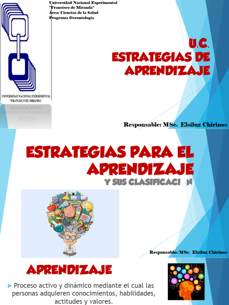 Clase Unidad 1 Uc Estrategias de Aprendizaje Junio 2025 - 090130 | PDF ...