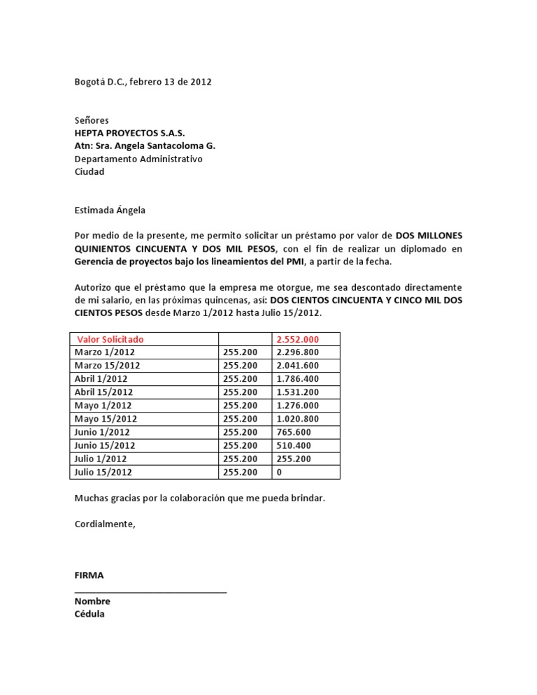 Solicitud De Prestamo 2 X 1 Empresas Para Solicitar Prestamos