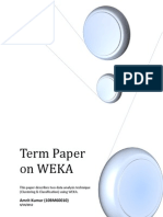 Term Paper On WEKA