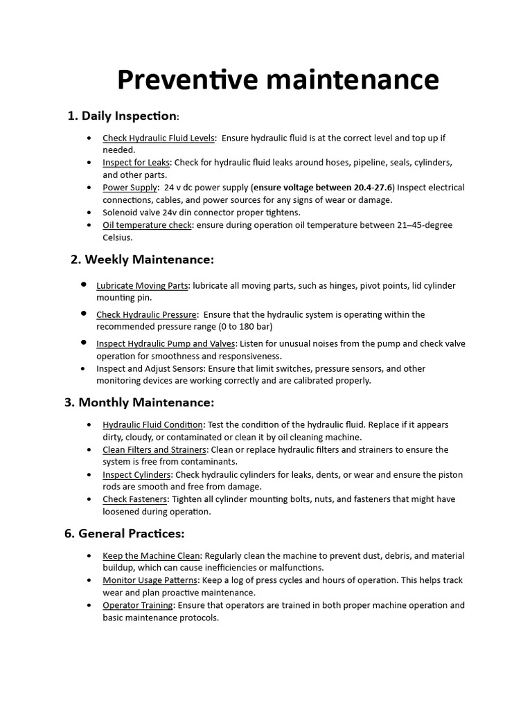 Hydraulic System Maintenance Guide | PDF | Valve | Mechanical Engineering