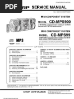 Sharp CD-mps900 CD-mps99 (ET)