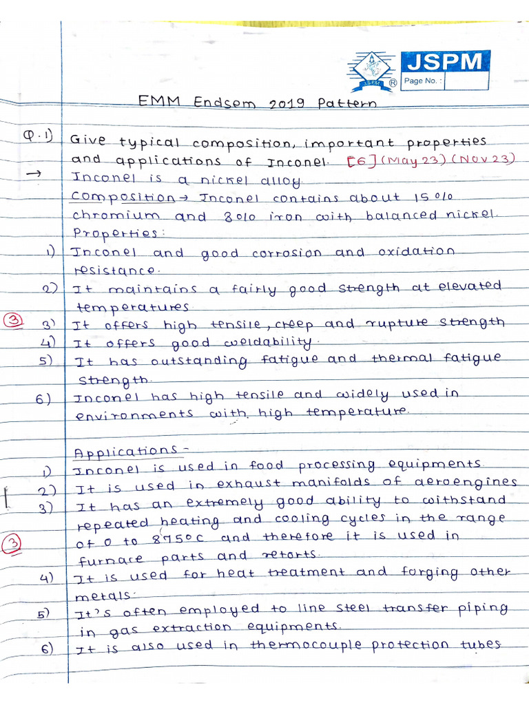 EMM Unit 6 PYQs Answers | PDF