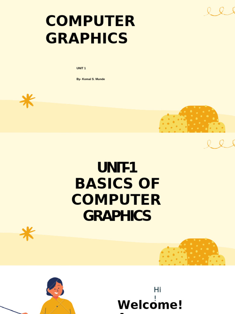 Basics of Computer Graphics Overview | PDF | Virtual Reality | Display ...