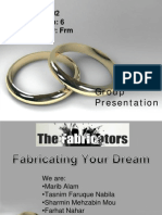 Mkt202 Presentation by The Fabricators