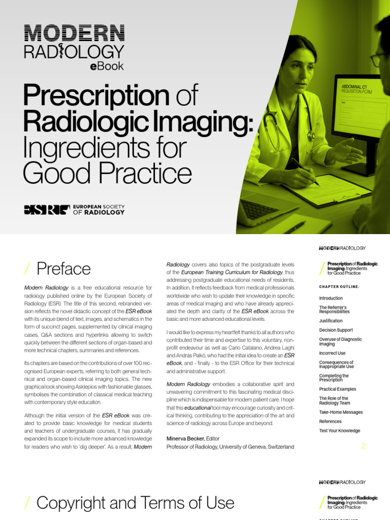 Radiologic Imaging Prescription Guide | PDF | Medical Imaging | Radiology