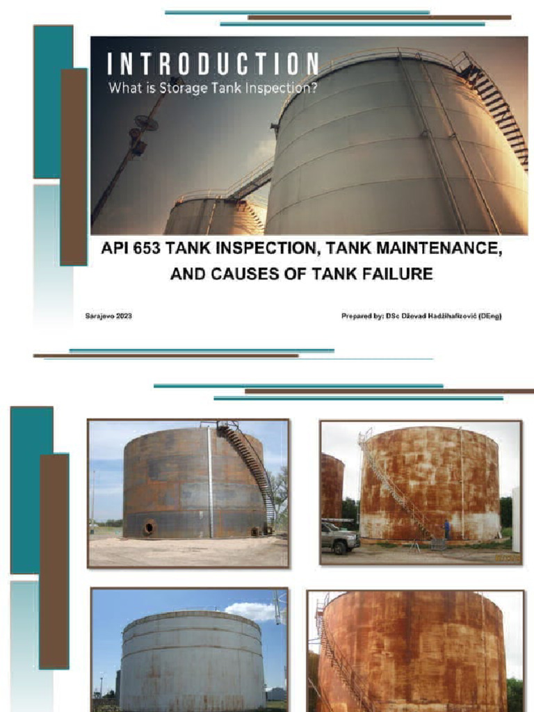API 653 Storage Tank Maintenance & Inspection | PDF