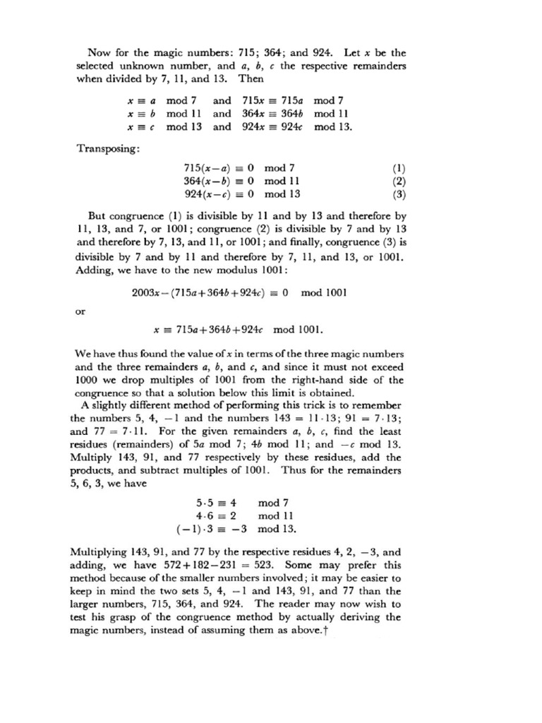 Magic Trick | PDF