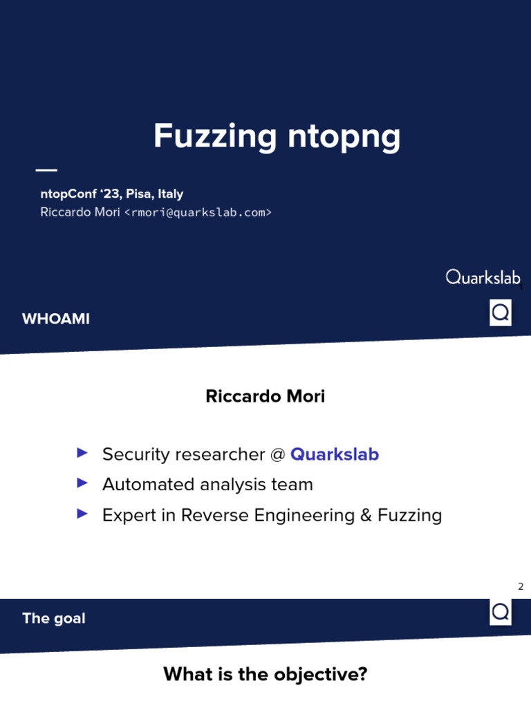 Whitebox Fuzzing for ntopng Integration | PDF | Software Engineering ...