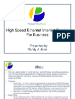 High Speed Ethernet Internet Service for Business
