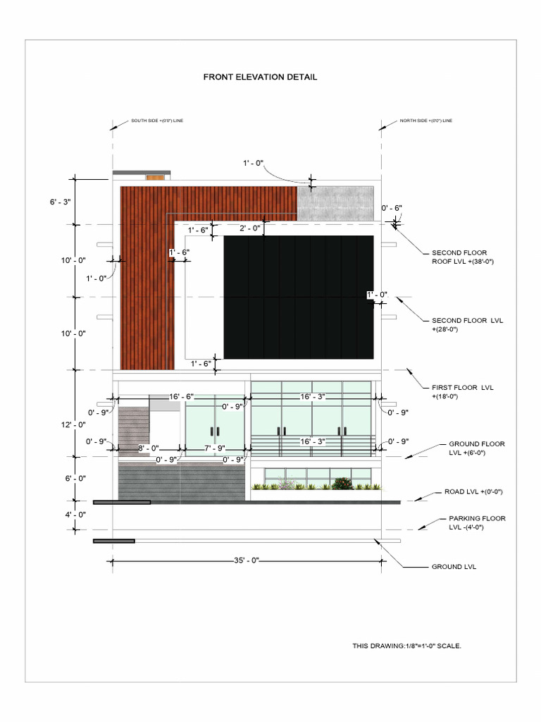 Front Elevation Detail Overview | PDF