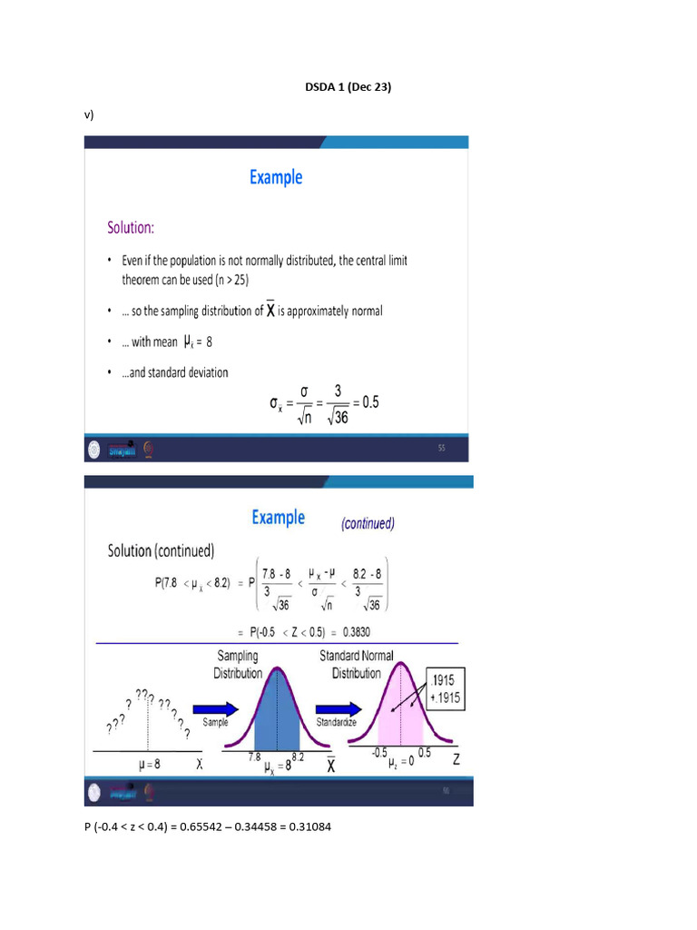 Statistical Analysis and Confidence Intervals | PDF