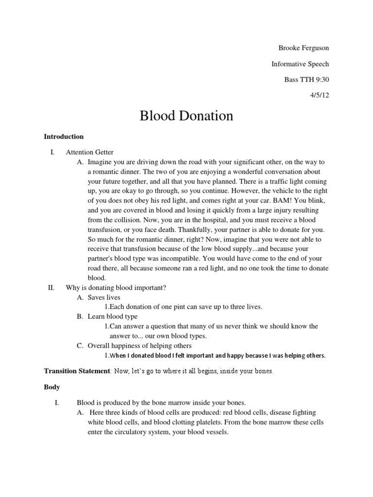 Persuasive structure outline picture