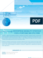 Enterprise Mobility Strategy for a Fortune 500 CPG Firm