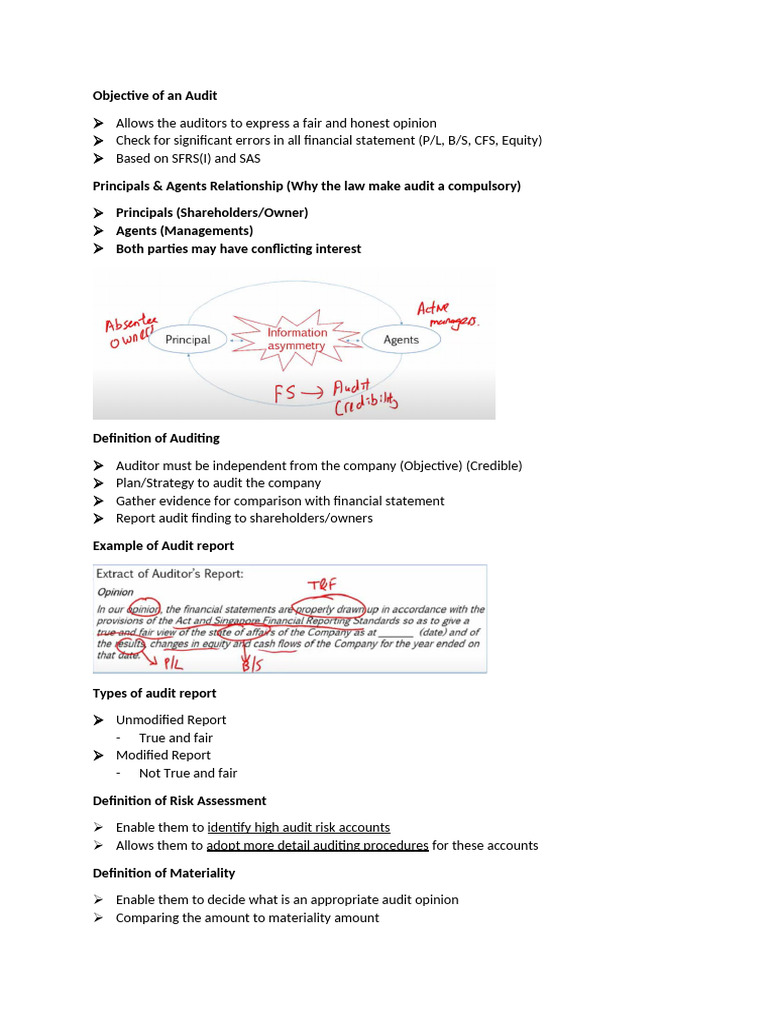 Exam Guide: Auditing Q&A Insights | PDF | Audit | Auditor's Report