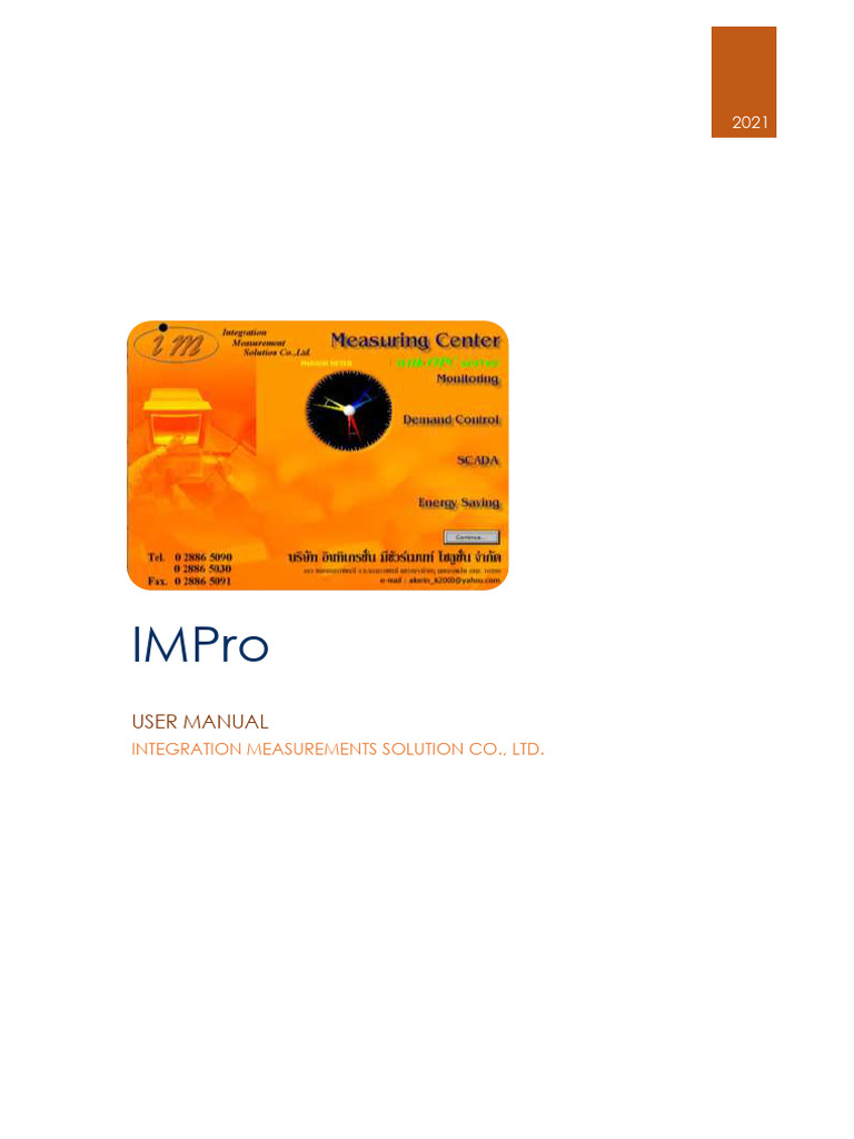 IMPro User Manual EN2021-V1-Joe | PDF | Computer File | Microsoft Excel