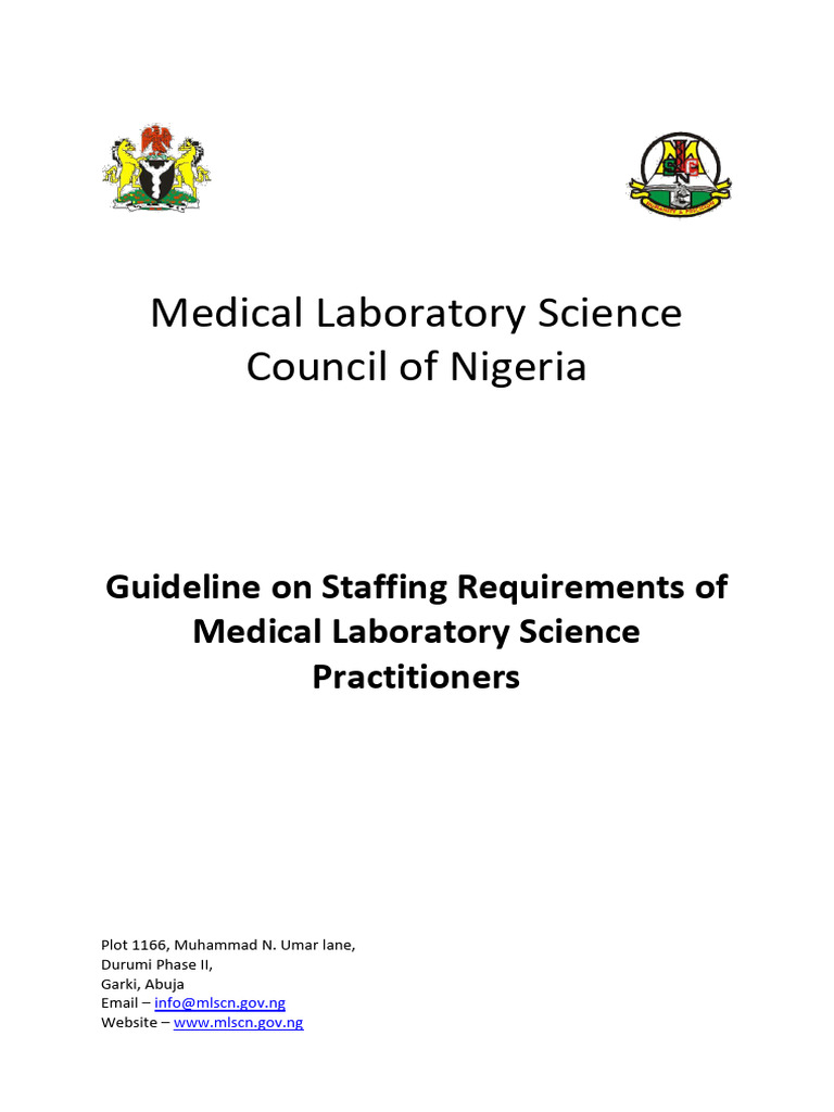 Staffing Guidelines for Lab Practitioners | PDF | Medical Laboratory ...
