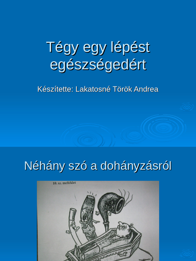 Tégy Egy Lépést Egészségedért | PDF