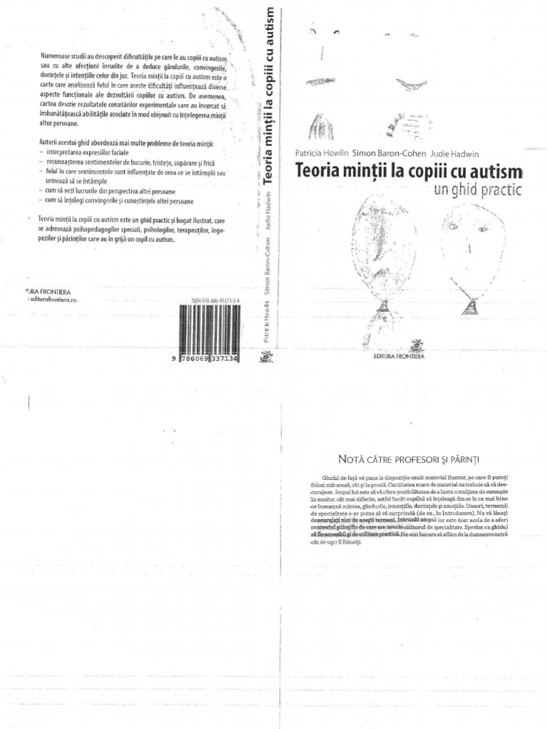 Teoria Mintii La Copiii Cu Autism | PDF