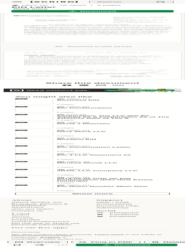 EIN Confirmation for Skilled Girl Customs LLC | PDF | Irs Tax Forms ...