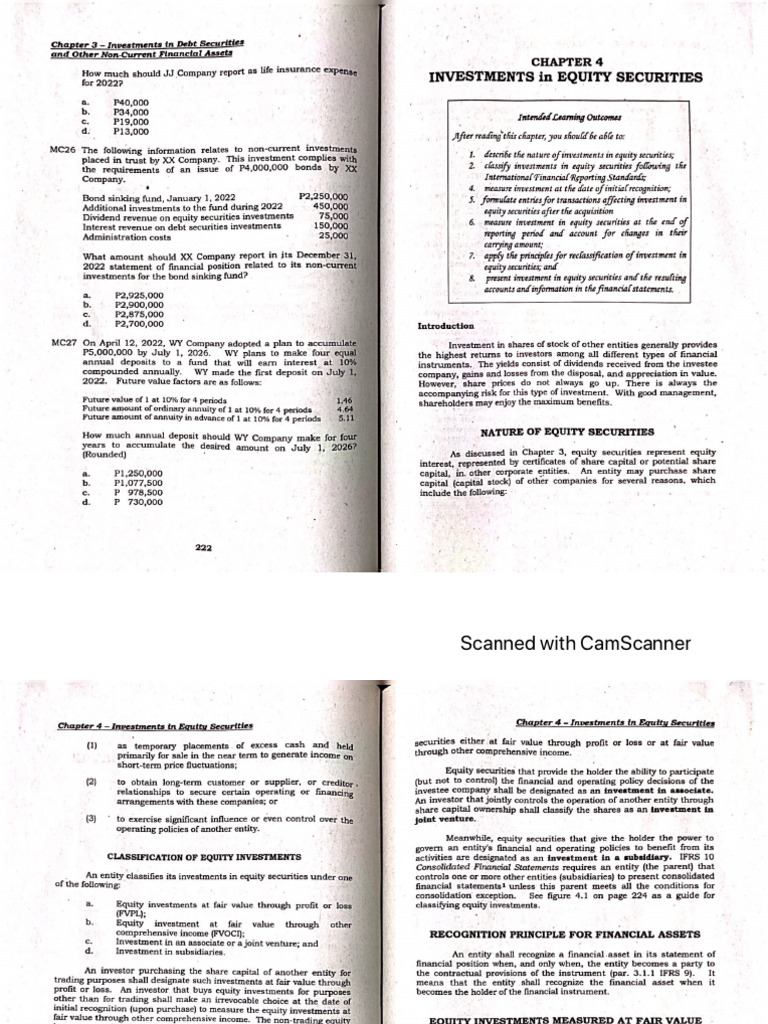 IntAcc EmpleoRobles Chapter 4 | PDF