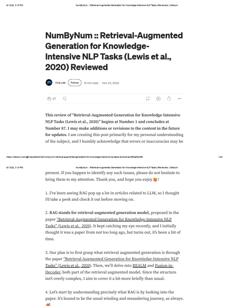 NumByNum - Retrieval-Augmented Generation For Knowledge-Intensive NLP ...