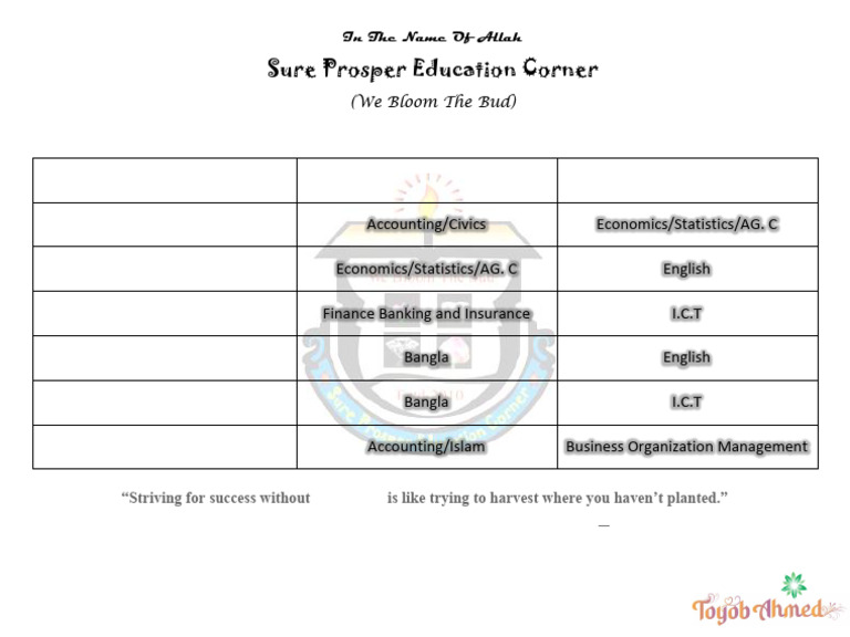 XI Class Routine Schedule | PDF