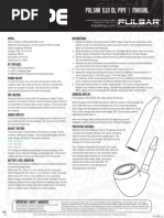 Pulsar 510 DL 2.0 Pro User Manual | PDF | Electrical Connector |  Manufactured Goods