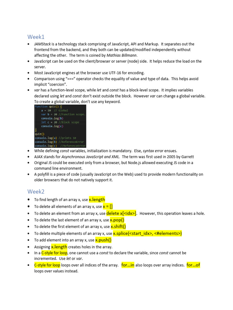 Week 1-12 MAD 2 Revision | PDF | Java Script | Http Cookie