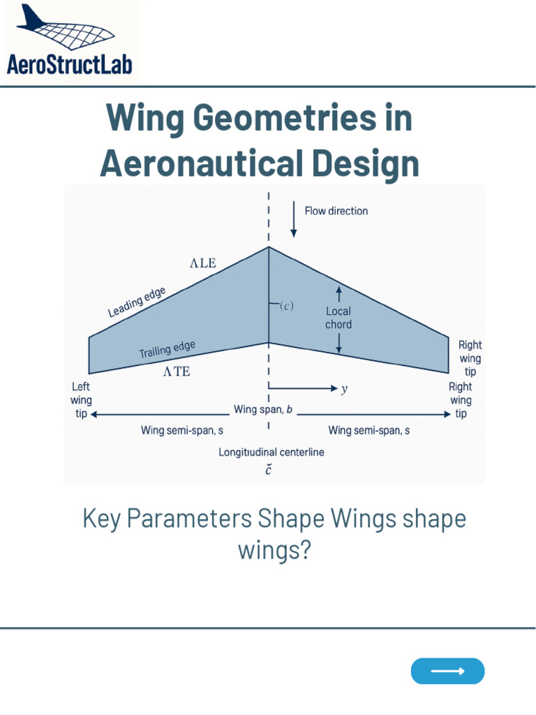 Wing Geometries in Aircraft Design | PDF