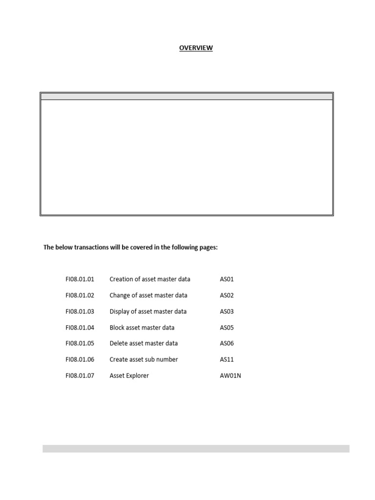 Fixed Asset Master Data Guide | PDF | Depreciation | Inventory