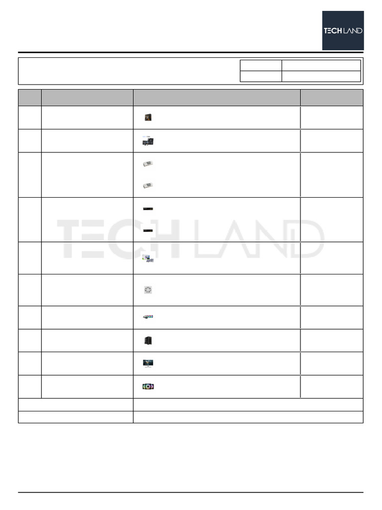 PC Build Techland | PDF | Desktop Computer | Computer Science