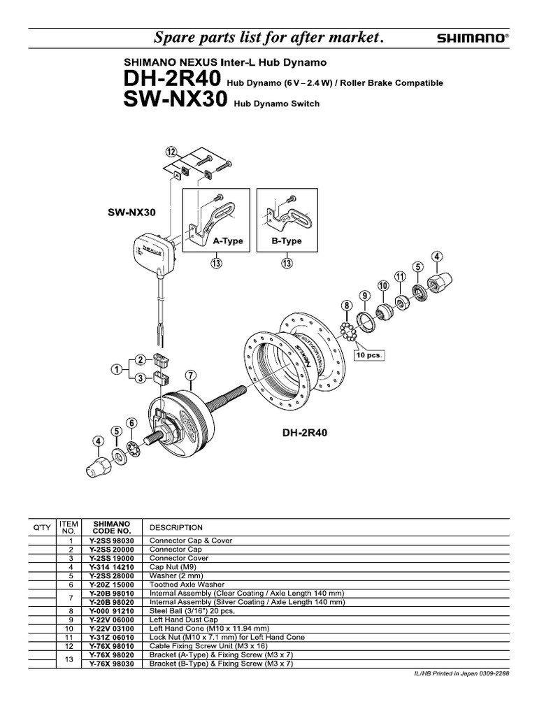 Nexus DH 2R40 Dynamo | PDF