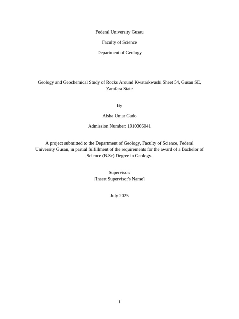 Geochemical Study of Kwatarkwashi Rocks | PDF | Geology | Petrology