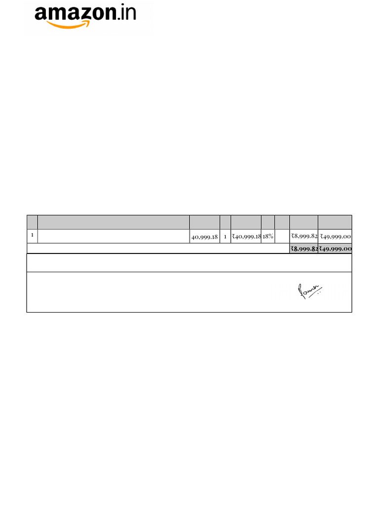 402 3309039 5058725 - Oneplus 8 Invoice | PDF | Invoice | Taxes