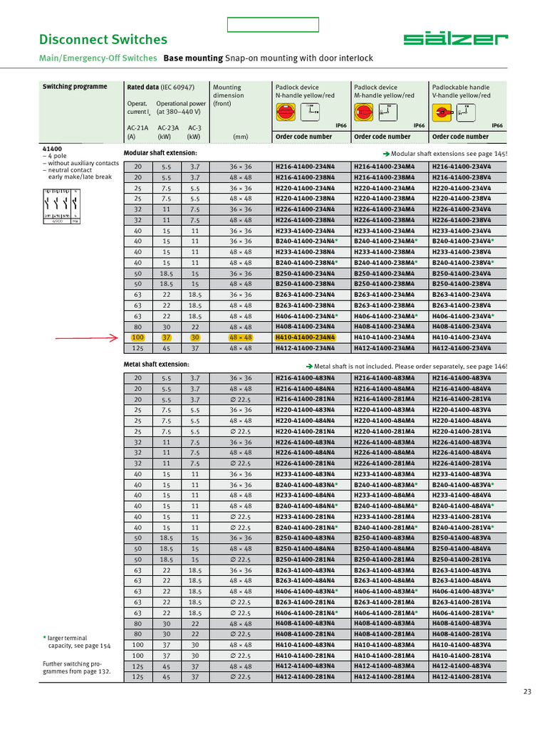 Electrical Switch Specifications Guide | PDF | Equipment | Electronics