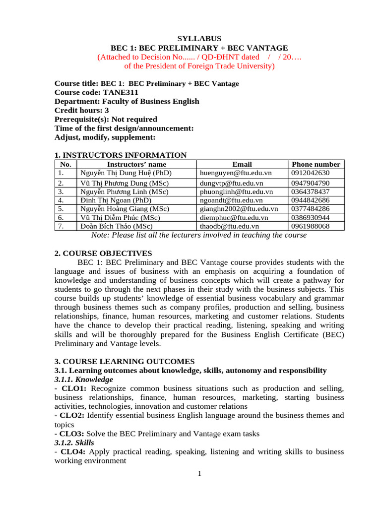 BEC1 - BEC Vantage | PDF | Lecture | Franchising
