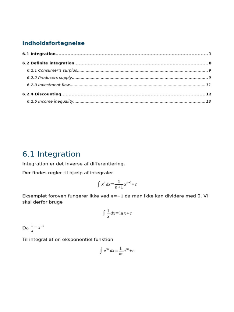 Kapitel 6 Mat Bog Noter | PDF