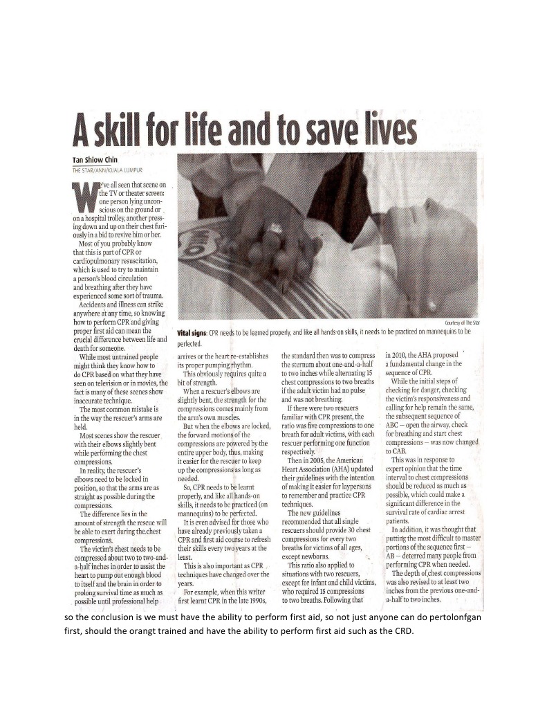 Importance of First Aid Training | PDF