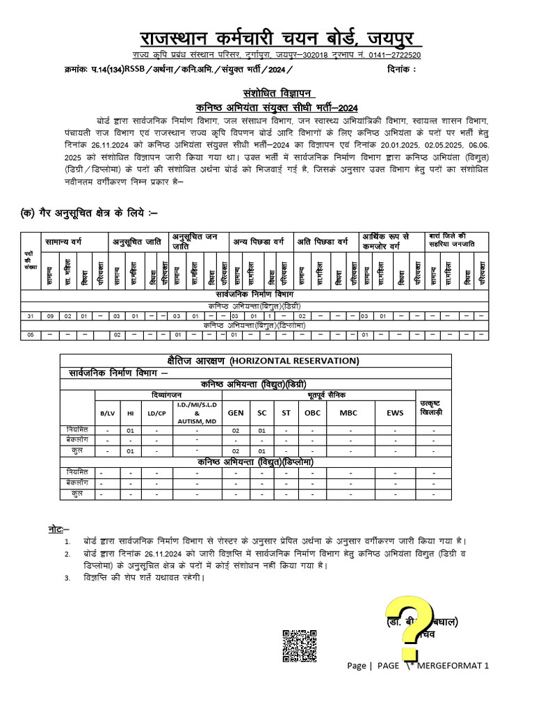 Guidelines for Reservation Policy 2024 | PDF
