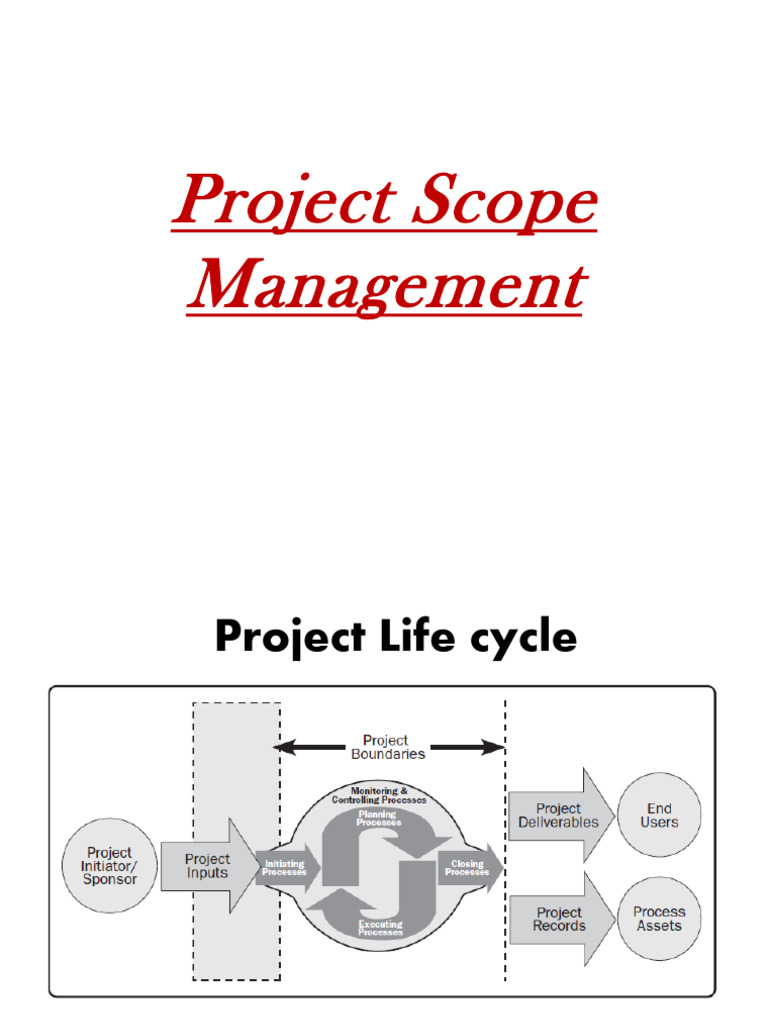Project Scope Management Overview | PDF | Project Management | Business