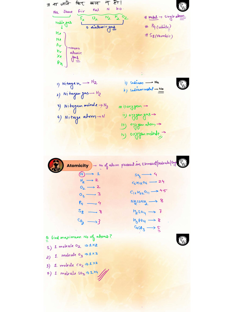 Some Basic Concept of Chemistry 02 Class Notes (1) - Invert-4 (2) (N-Up ...