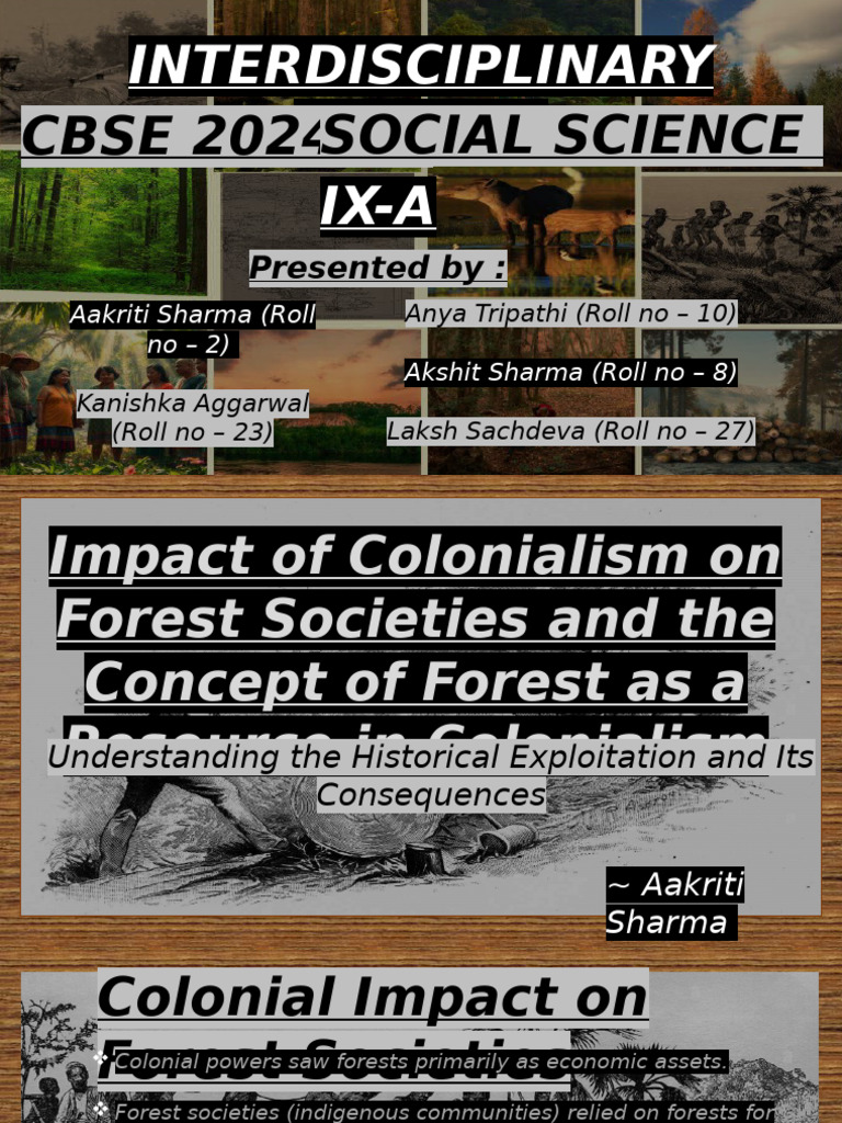 Colonial Impact on Forest Societies | PDF | Deforestation | Forests