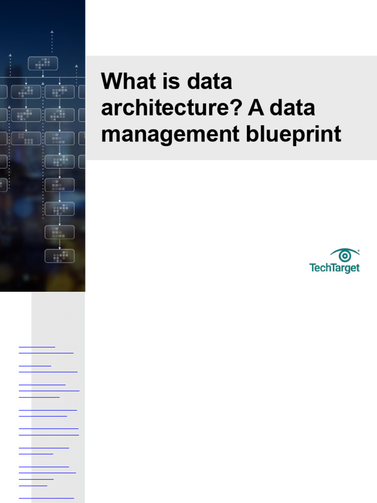 DataArchitecture Pillar PDFdownload | PDF | Enterprise Architecture ...