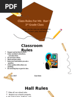 Grade 2 Classroom Rules Guide | PDF